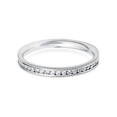 2.5mm Vintage Flat wedding ring