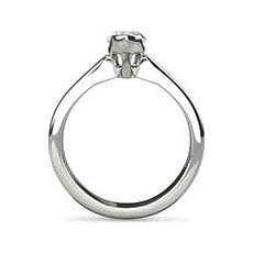 Dominique platinum engagement ring