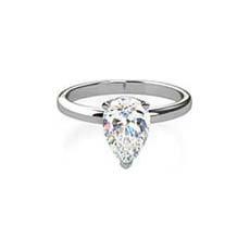 Tiffany teardrop diamond ring