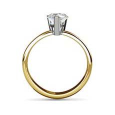 Tiffany yellow gold engagement ring