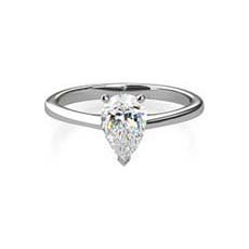 Barbara pear diamond ring