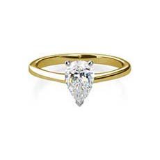 Barbara yellow gold diamond ring