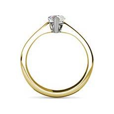 Barbara yellow gold diamond ring