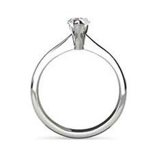 Nisha pear shaped diamond engagement ring