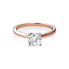 Teresa rose gold diamond engagement ring