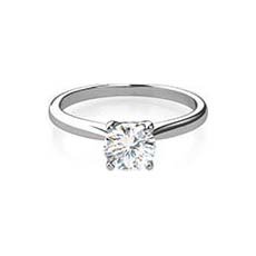 Teresa solitaire diamond ring
