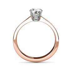 Heidi rose gold engagement ring