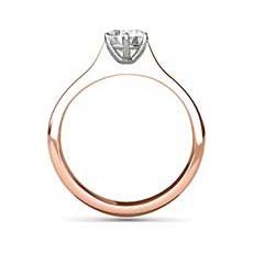 Amira rose gold engagement ring