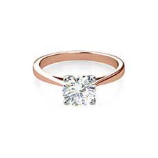 Jyoti rose gold diamond ring