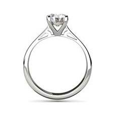 Jyoti white gold solitaire engagement ring