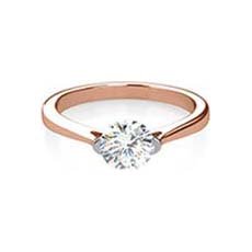 Melanie rose gold engagement ring