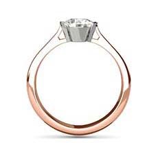 Melanie rose gold engagement ring
