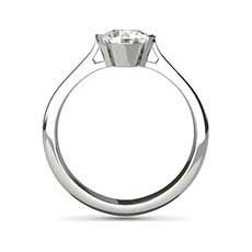 Melanie platinum diamond ring