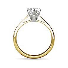 Sandra yellow gold diamond ring