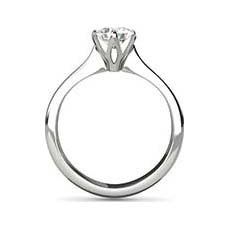 Amanda platinum engagement ring