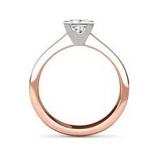 Delyth rose gold solitaire ring