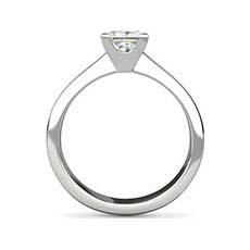 Delyth white gold solitaire engagement ring
