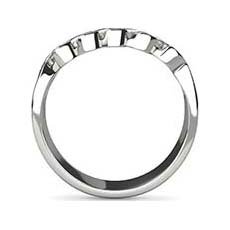 Elvira five stone diamond ring