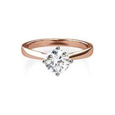 Keira rose gold engagement ring
