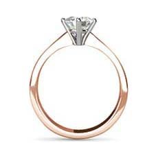 Keira rose gold engagement ring