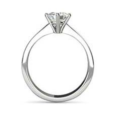 Keira platinum solitaire diamond ring