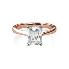 Skye rose gold engagement ring