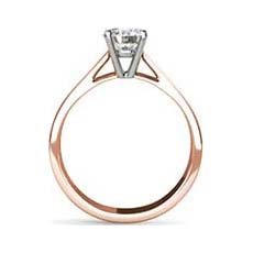 Miranda rose gold engagement ring