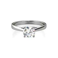 Miranda solitaire diamond ring