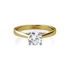 Miranda yellow gold diamond ring