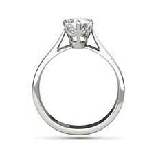 Charlotte plain engagement ring