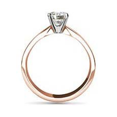 Olivia rose gold diamond ring