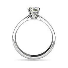 Olivia plain engagement ring