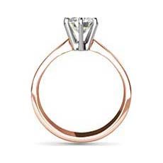 Adriana rose gold engagement ring