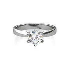 Adriana platinum diamond engagement ring