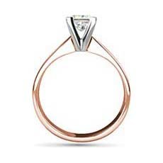 Florence rose gold solitaire engagement ring