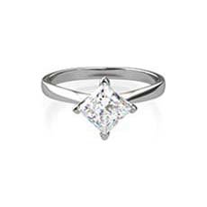 Anne diamond solitaire ring