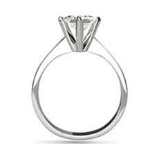 Anne diamond solitaire ring