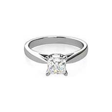 Georgina white gold solitaire engagement ring