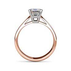 Sonya rose gold solitaire engagement ring