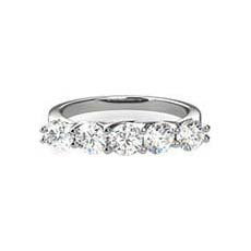 Anabel 5 stone diamond ring