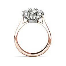 Cheryl rose gold vintage engagement ring