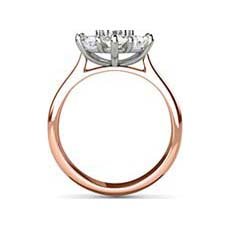 Emily vintage rose gold engagement ring