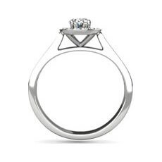 Summer oval engagement ring