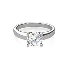 Latoya diamond platinum engagement ring