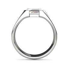 Eilish rubover engagement ring