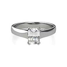 Jennifer baguette diamond engagement ring