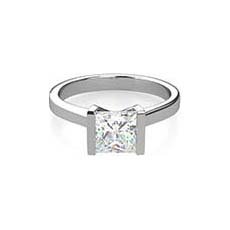 Eden rub over diamond ring