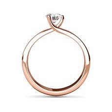 Enya rose gold diamond engagement ring