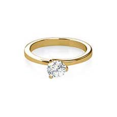 Enya yellow gold engagement ring