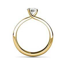 Enya yellow gold diamond ring